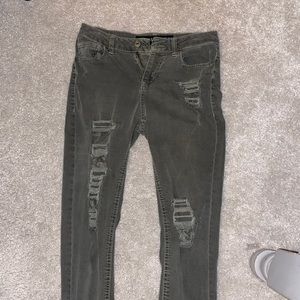 Vanilla star, women’s jeans, size 1, army green